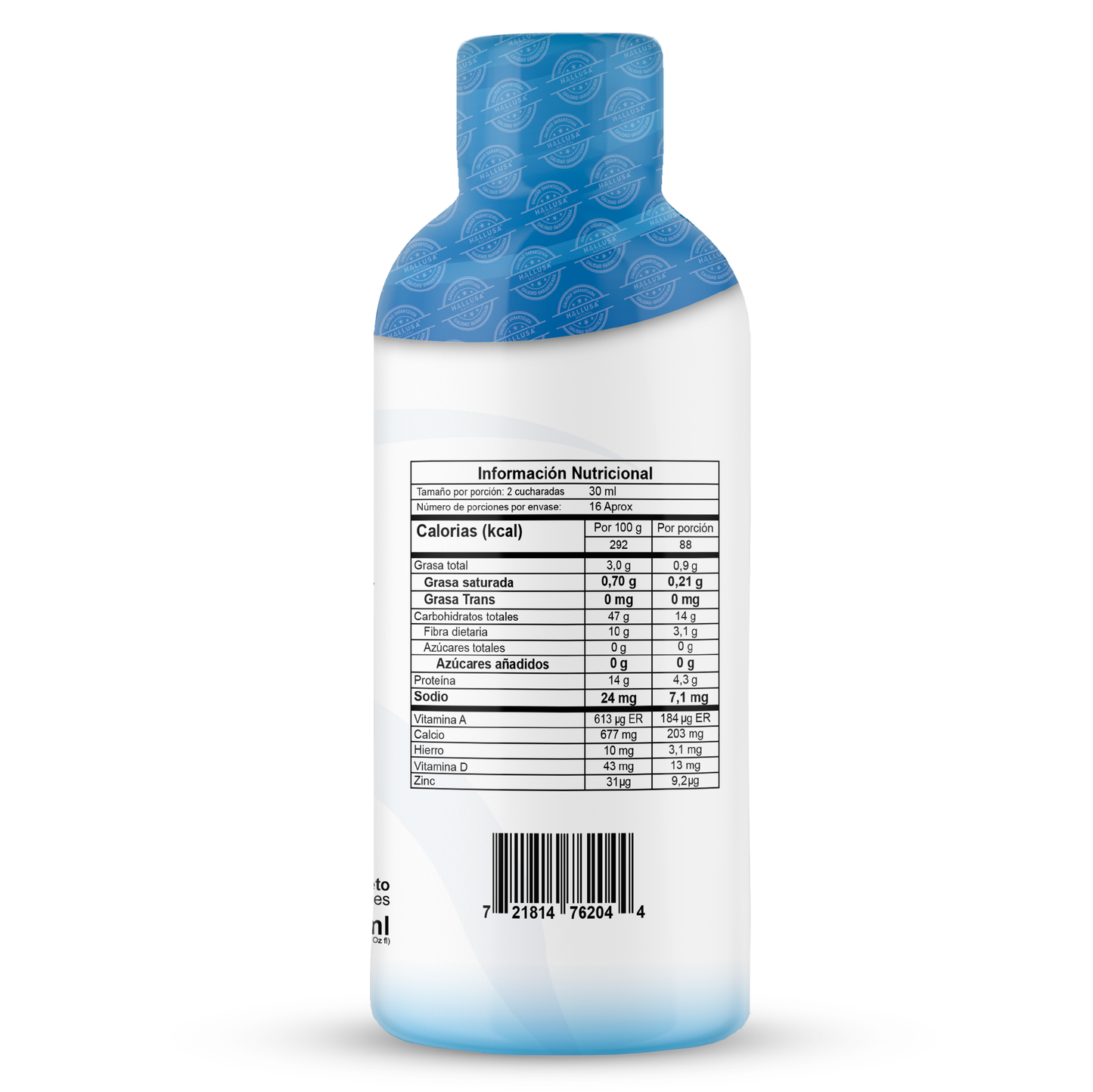 Hallprost Acua – Suplemento Líquido con Semillas de Calabaza, Granada, Té Verde, Cúrcuma y Zinc | 500 ml